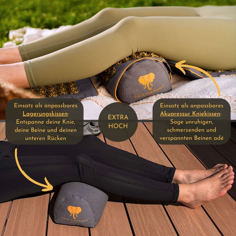 Das 2in1 Akupressur Kissen: Maximale Entspannung deiner Beine und Knie –  CALM ELEPHANT