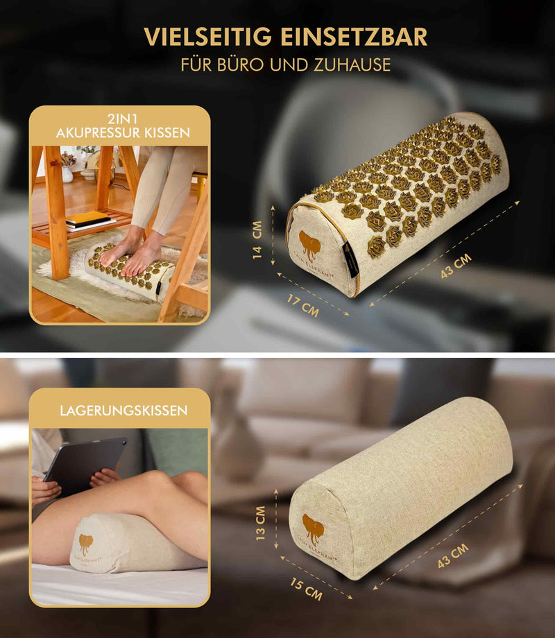 2in1 acupressure pillow