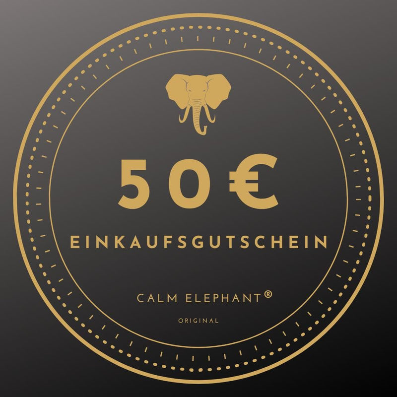 50 Euro Einkaufsgutschein für den CALM ELEPHANT Store